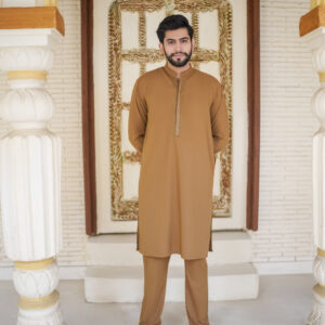 SKF25-003 Desert Brown Kameez Trouser