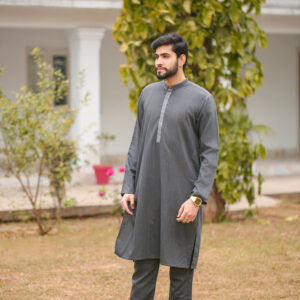 SKF25-009 Gray Slab Kameez Trouser