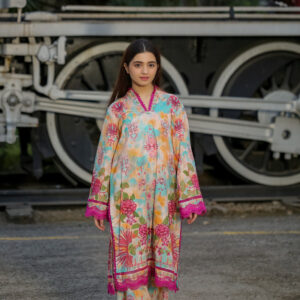 Saadia Ahmed LWSU-25P201 2-Pcs Printed Lawn