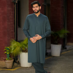SKF25-007 Navy Slab Kameez Shalwar