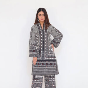 Saadia Ahmed LWSU-25P202 2-Pcs Printed Lawn