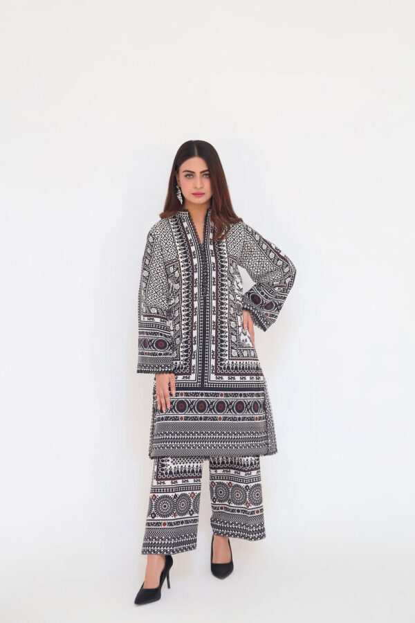 Saadia Ahmed LWSU-25P202 2-Pcs Printed Lawn