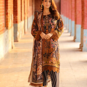 Saadia Ahmed LWSU-25P310 3-Pcs Printed Lawn