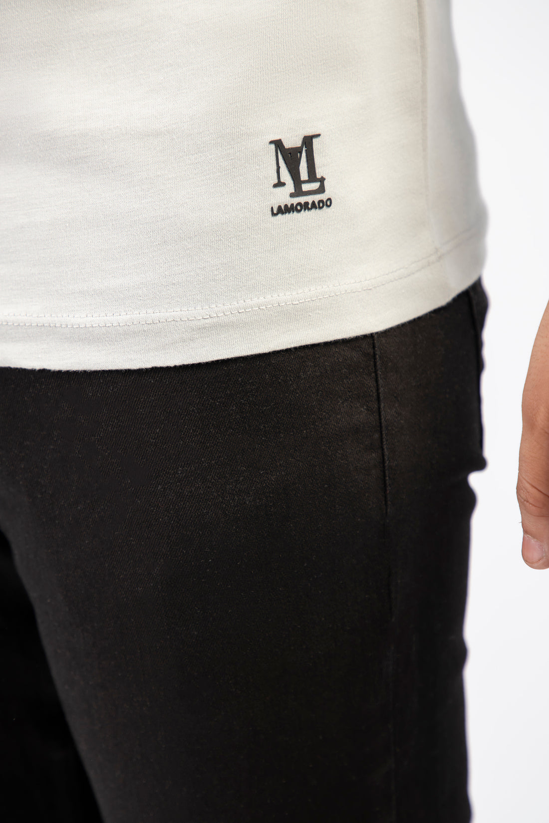 Light Grey Graphic Round Neck Plan t-shirt (Premium) - Image 5