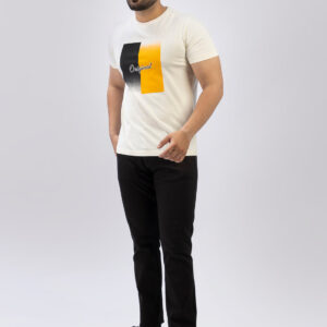 Off-White Graphic Round Neck Plan t-shirt (Premium)