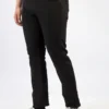Black Denim Jeans-Paint (Stretchable)