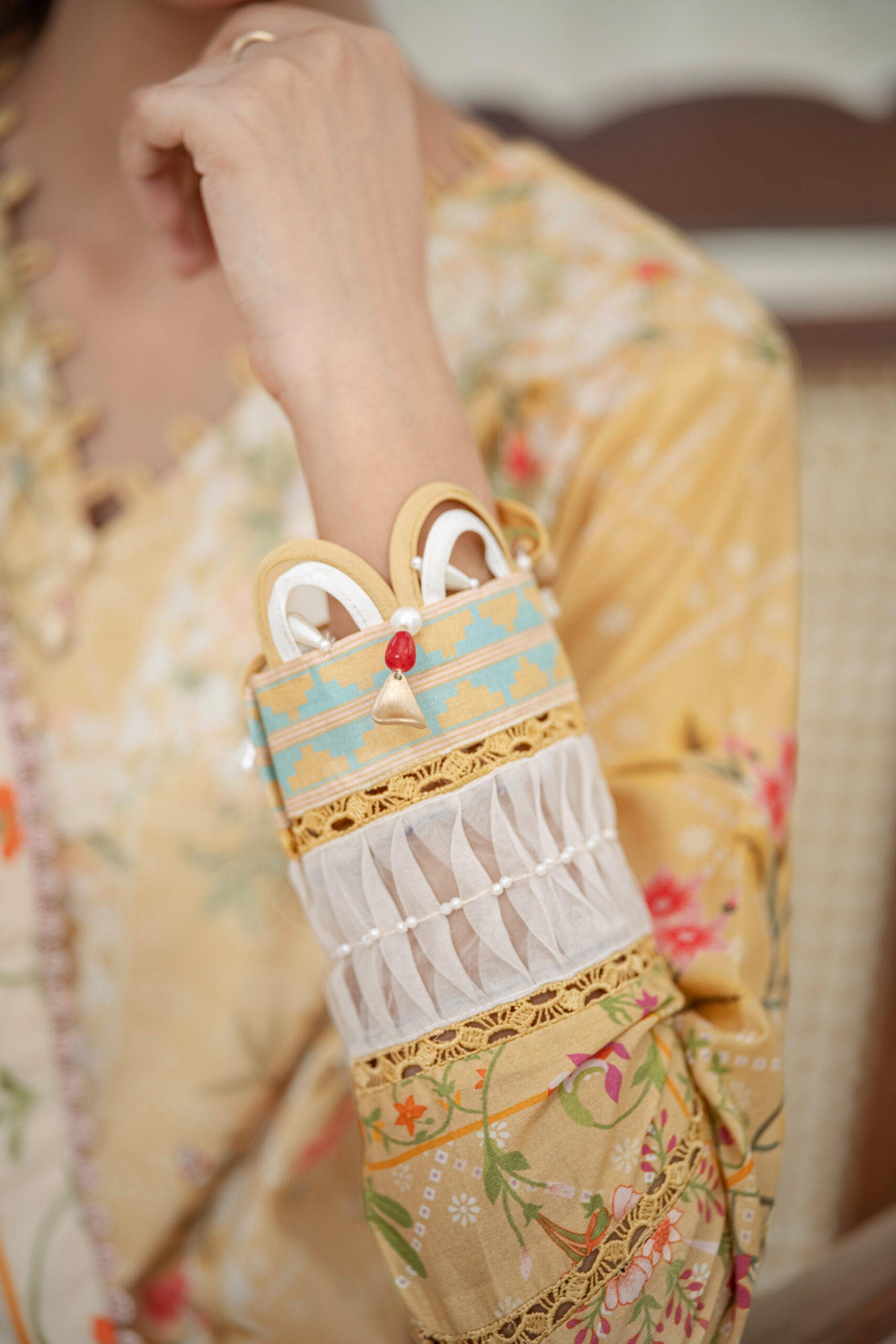Saadia Ahmed SA26SP302 3pc Printed Lawn 26' - Image 7