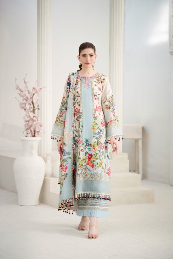 Saadia Ahmed SA26SP301 3pc Printed Lawn 26'