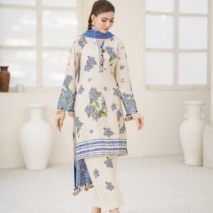 Saadia Ahmed SA26SP304 3pc Emb Lawn 26'