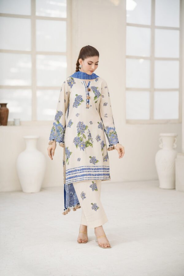 Saadia Ahmed SA26SP304 3pc Emb Lawn 26'