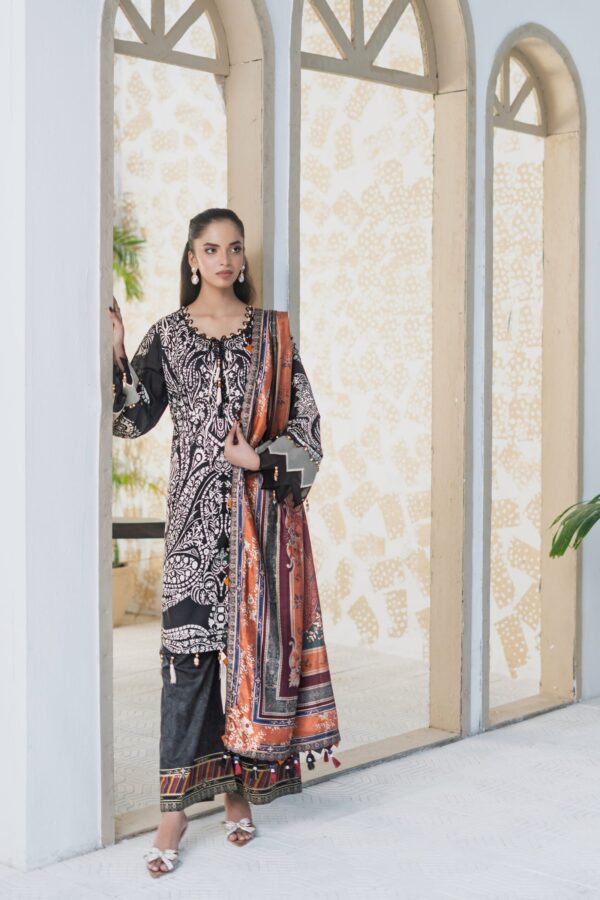 Saadia Ahmed SA26SP305 3pc Printed Lawn 26'