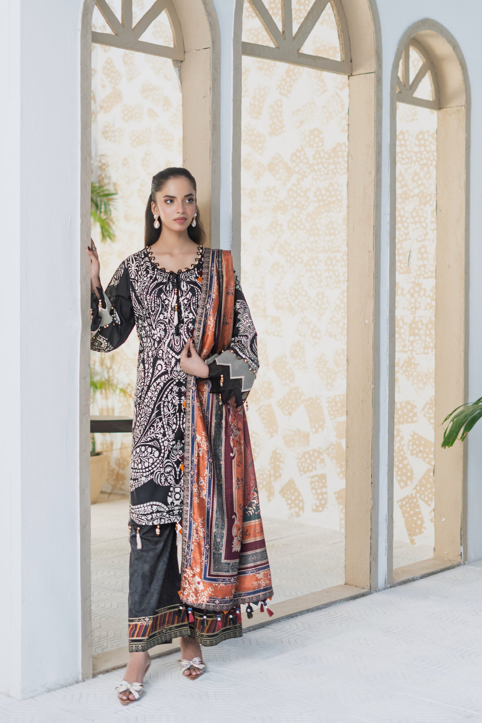 Saadia Ahmed SA26SP305 3pc Printed Lawn 26'