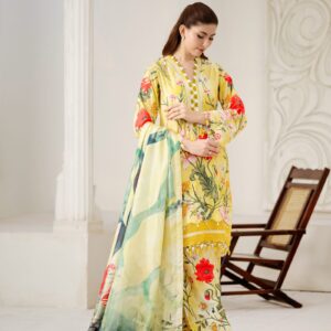 Saadia Ahmed SA26SP306 3pc Printed Lawn 26'